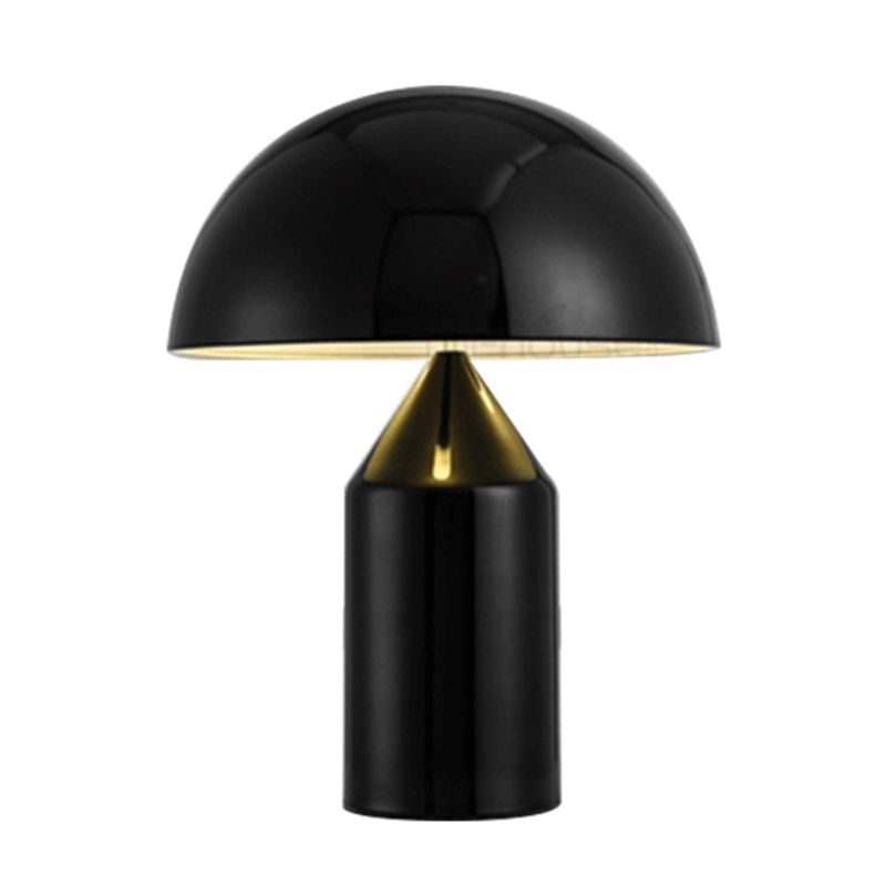 Mushroom Shaped Desk Lamp Modern Simple Metallic Table Lamp for Living Room Bedroom