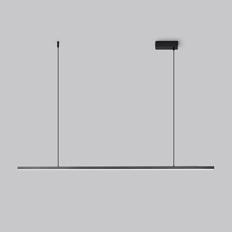 Simple Island Hanging Light Modern Island Light with Acrylic Shade for Dining Room