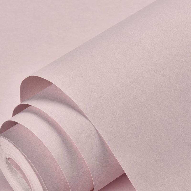 Contemporary Wallpaper Roll Solid Color Pattern Non-Woven Wall Art, Multi Colored