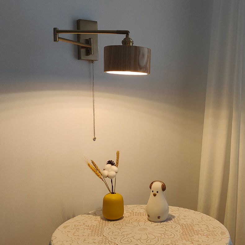 Dormitorio One Head Wall Splock Smoke Lights Simpurina de pared ajustable Luz de luz montada en la pared