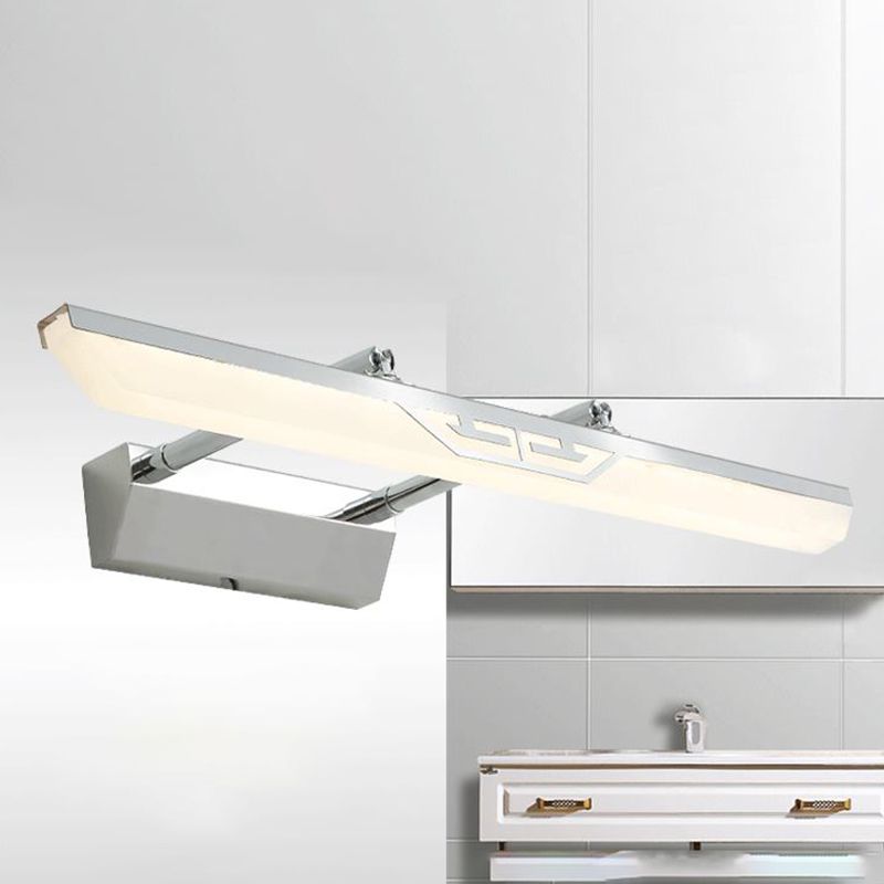 Vanité moderne en acier inoxydable Géométrie LAMPE LED évolutive LED LED pour chambre à coucher
