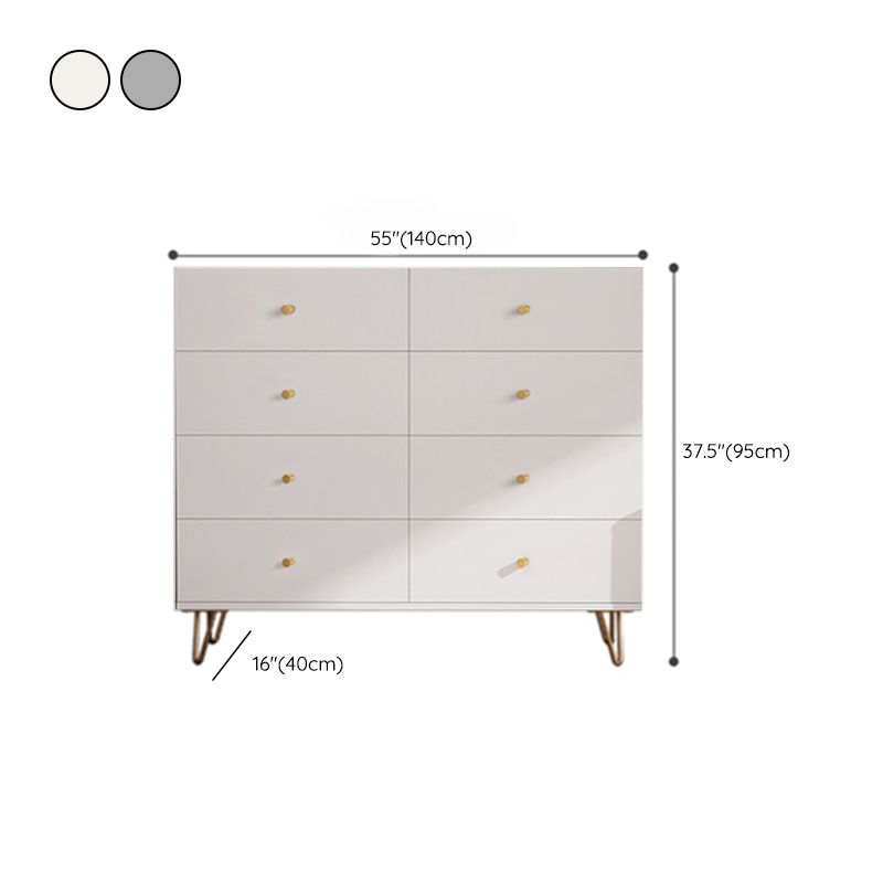 Glam Chest Bedroom Engineered Wood 16" Wide Storage Chest with Drawers