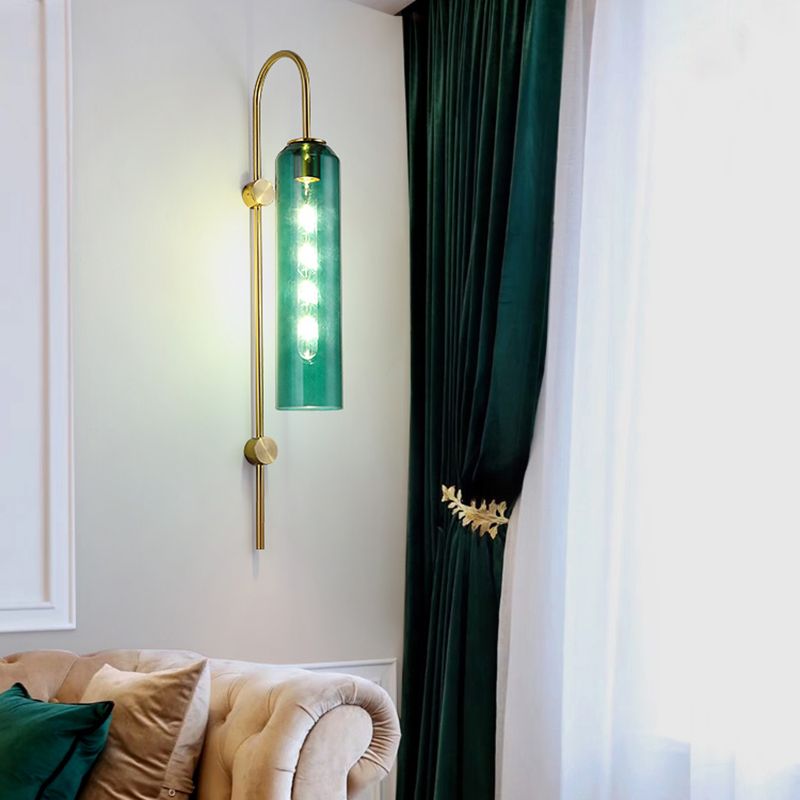 1 luminaire en verre mural lumineux