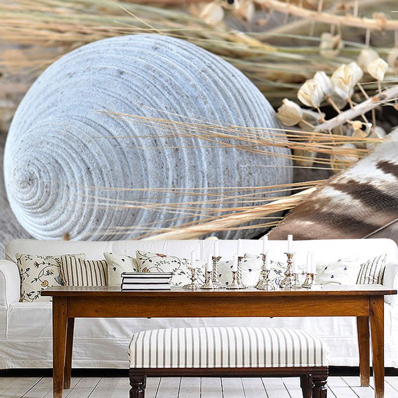 Environment Friendly Bird Feather Mural Decorative Wallpaper for Bedroom