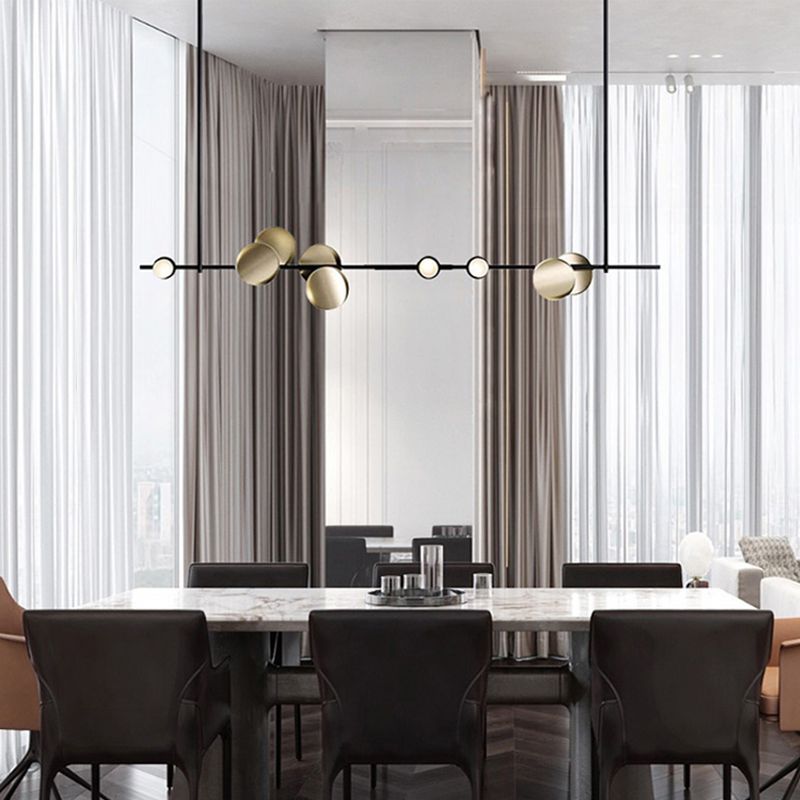 Suspension du restaurant de la géométrie moderne avec ombre avec une teinte acrylique