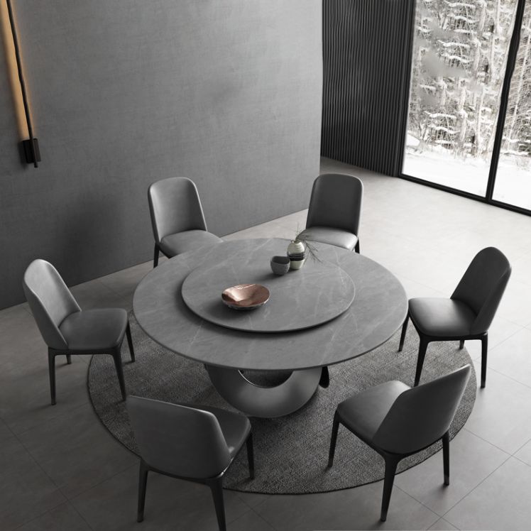 Modern 1/4/5/7 Pieces Dining Set Sintered Stone Round Dining Furniture Set /Separate Items