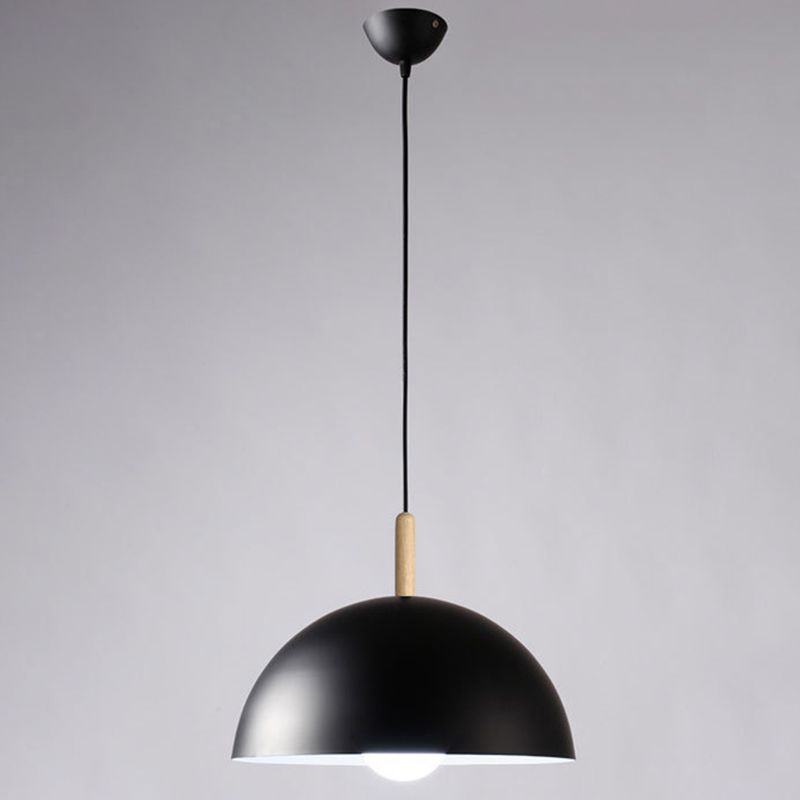 Dome Esszimmer Down Lighting Anhänger Metal Moderne Stil Anhänger Beleuchtung