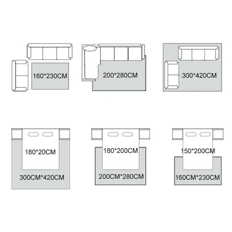 Red Living Room Area Carpet Shabby Chic Antique Pattern Area Rug Polyester Non-Slip Rug