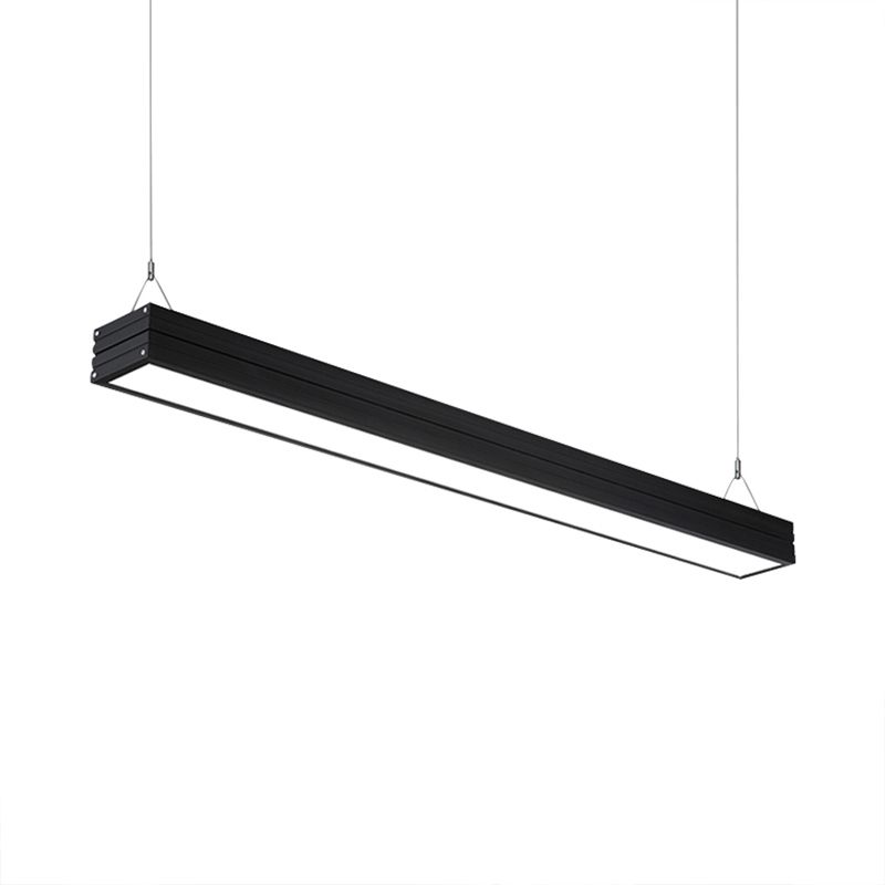 White/Silver/Black Ridged Case Suspension Lamp Contemporary Metal Led Pendant Ceiling Light in White/Natural Light