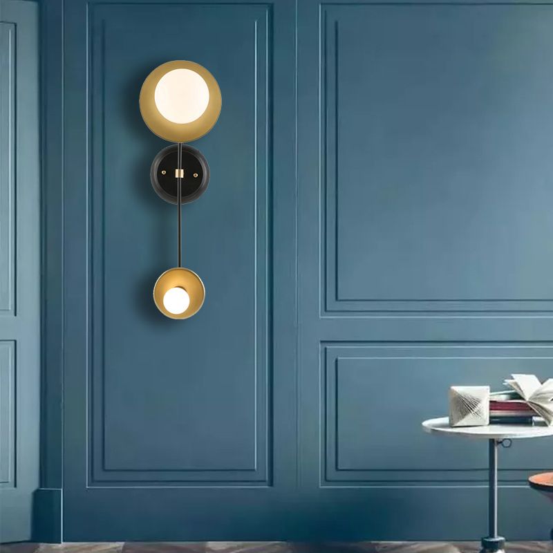 Lampade a parete a 2 luci a muro armato contemporaneo per soggiorno per soggiorno