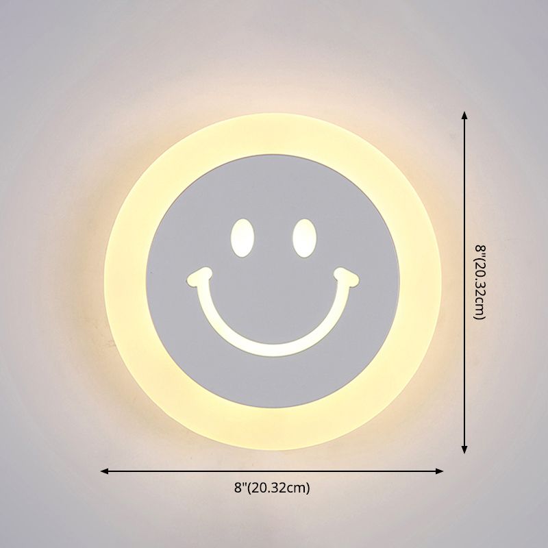 Moderne minimalistische stijl ronde schijf muur licht stonzes acryl sconce lichten voor woonkamer