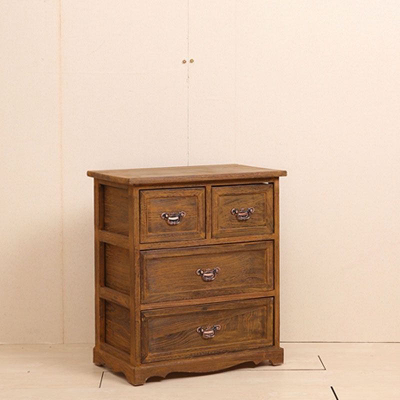 Nautical Bedroom 12" Wide Storage Chest Wooden Vertical Chest with Drawers