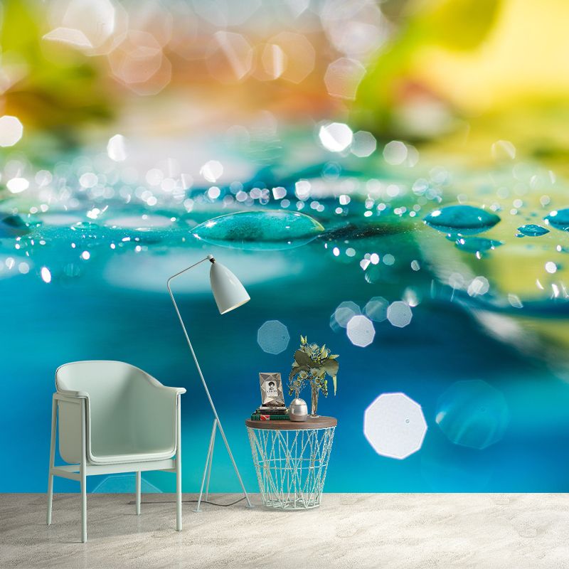 Illustration Abstract Style Mural Mildew Resistant Wallpaper Sleeping Room Wall Mural