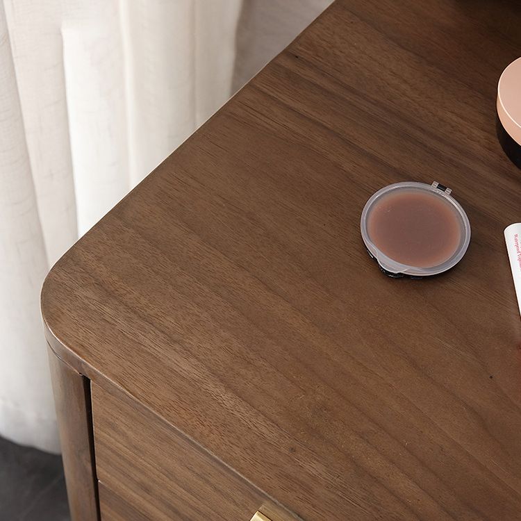 Modern Flip Single Wood Vanity with Padded Stool Lighted Mirror Vanity Desk