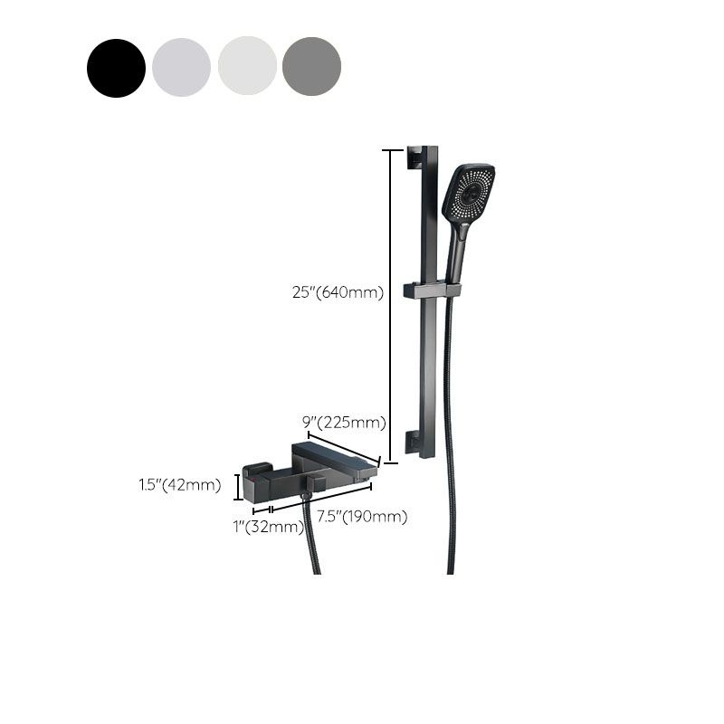 Wall Mounted MetalTub Filler Double Handles Wall Mounted Faucet