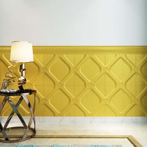 Modern Tin Backsplash Paneling Smooth Styrofoam Wall Ceiling