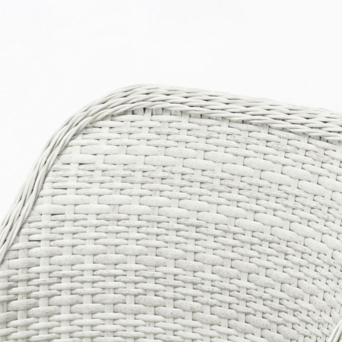 Light Gray Boho Dining Table Set 1/3/5/7 Pcs Rattan Dining Set