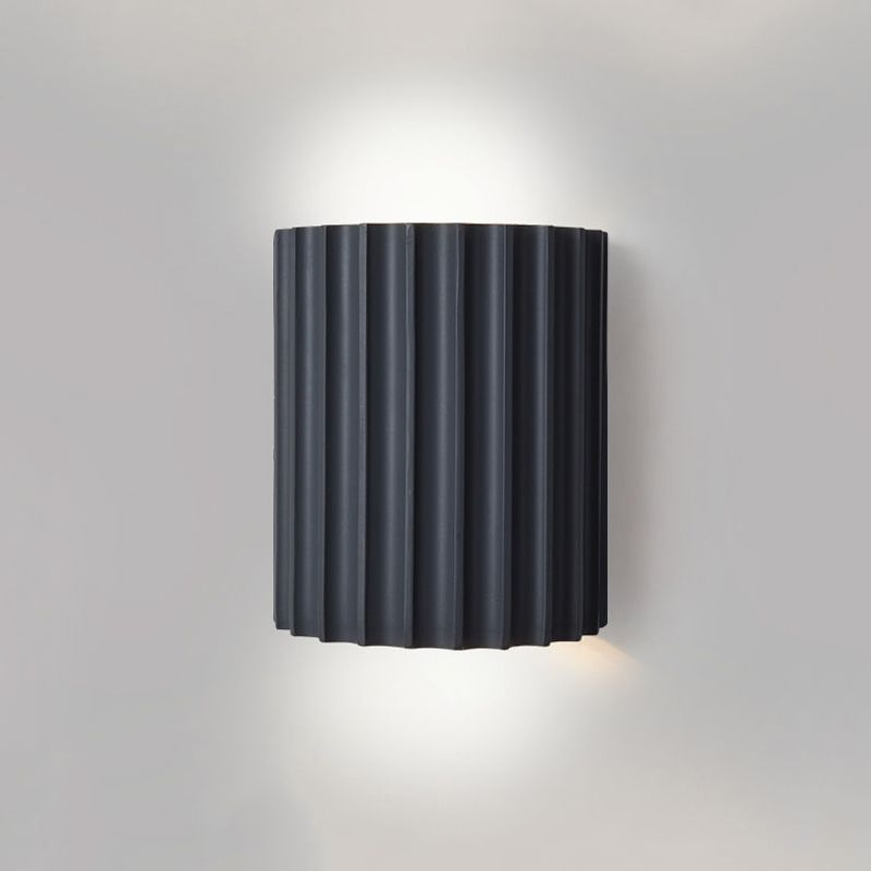 Contemporary Polish Finish Lighting Flush Mount Wall Light for Living Room