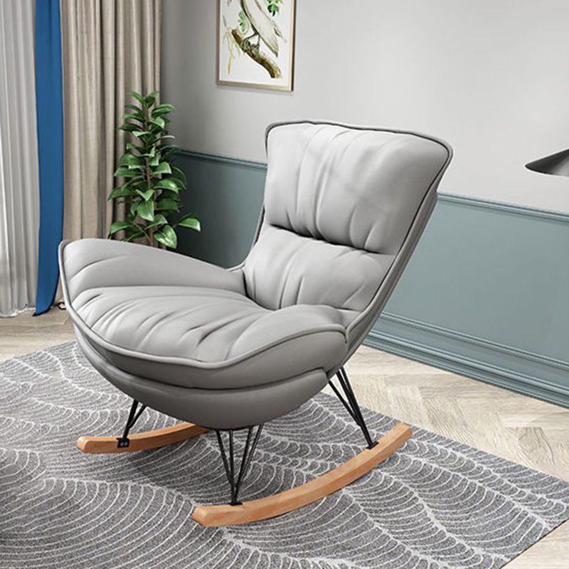 Nordic Family Rocking Chair Living Room Balcony Siesta Single Sofa Chair