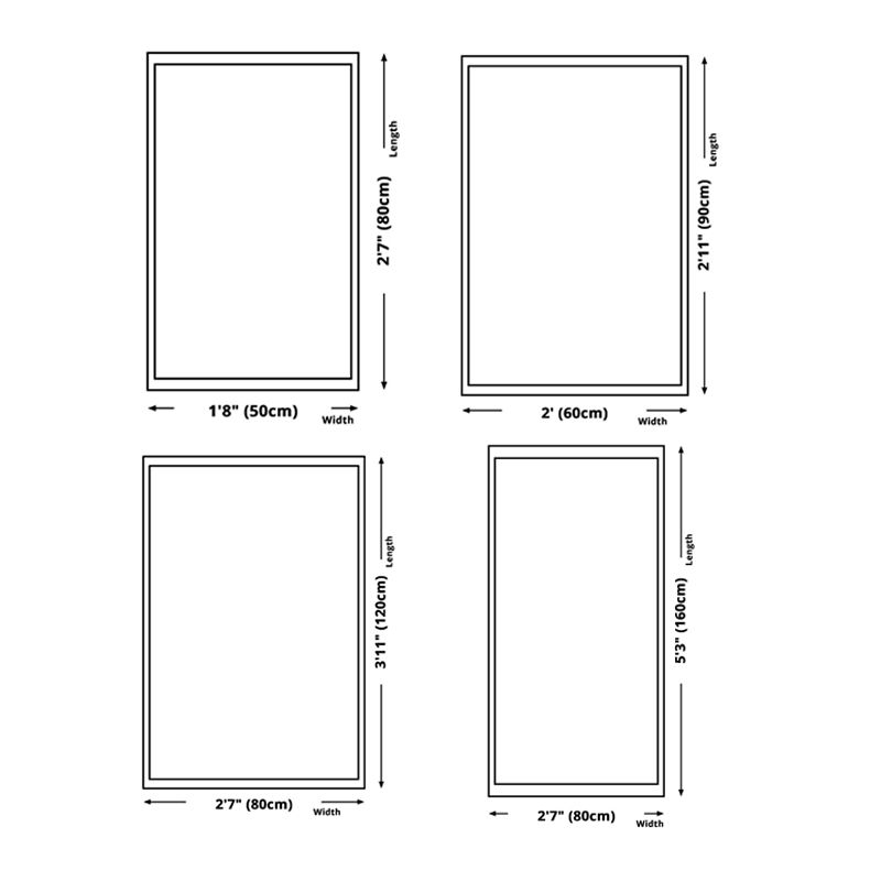 Multicolored Traditional Rug Gorgeous Flower Print Carpet Non-Slip Backing Carpet for Living Room