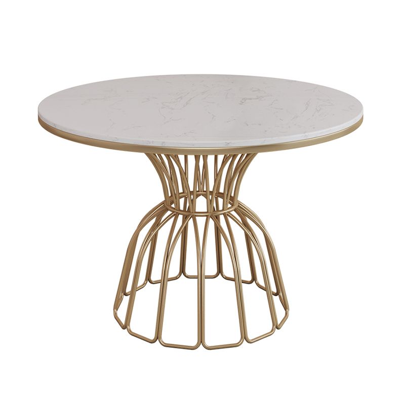 Nordic 1/5 Pieces Dining Set Round Stone Dining Table for Dining Room