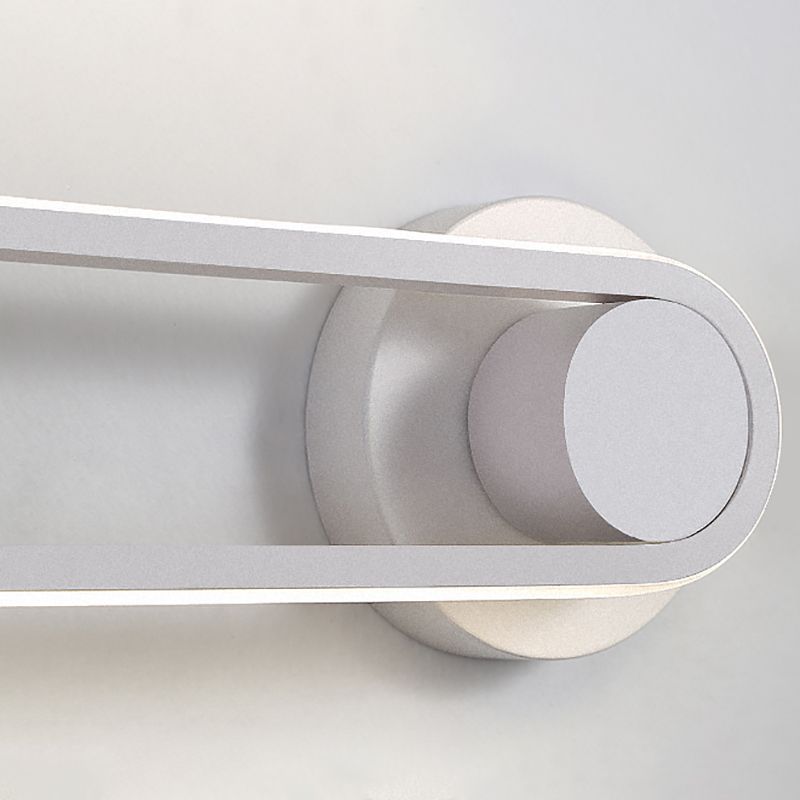 Modernist Oval Wall Sconce LED Minimalism 1 Light Wall Mounted Light for Dining Room