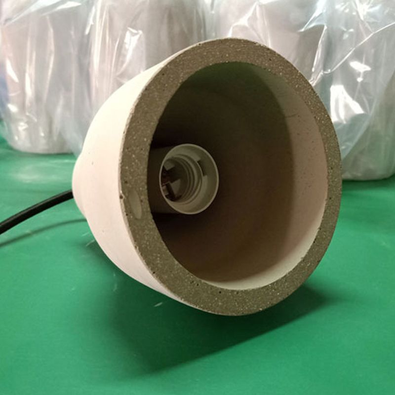 Grijs bel cement hangend lichtende Noordse stijl 1 lichte restaurant plafond hanger lamp