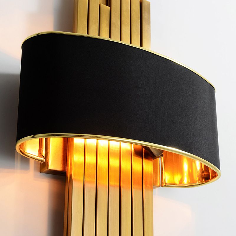 Lámpara de pared de 2 lámparas de pared de pared creativa moderna para el dormitorio de la pared de 2 luces