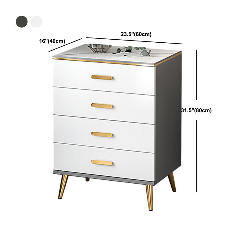 Modern Wood Accent Chest with Drawer 15.74" W,Water Resistant