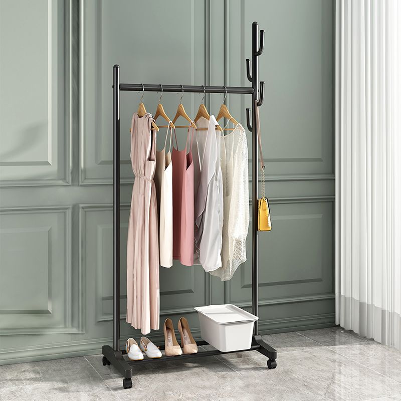 Contemporary Style Wardrobe 1-Teir Metal Wardrobe Closet for Bedroom