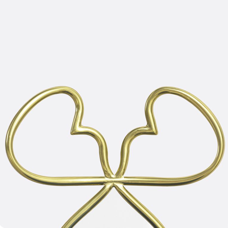 Fabric Dining Side Chair Nordic Design Armless Open Back Dining Chairs