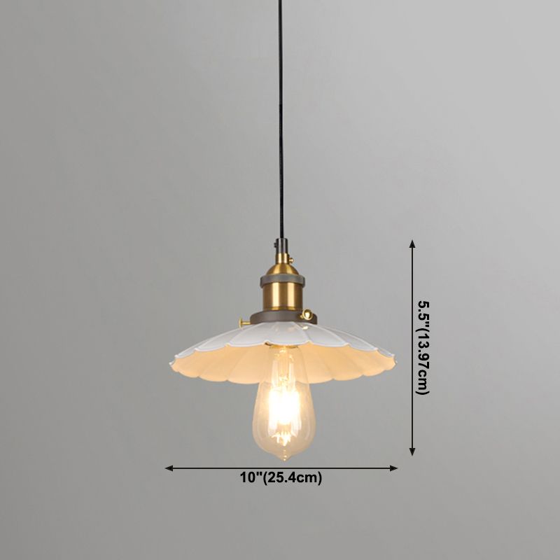 Lampada a sospensione di ferro a sospensione a sospensione industriale.