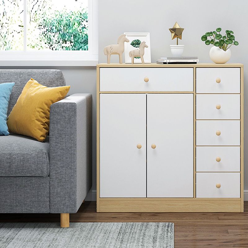 13.26-inch W Storage Chest Dresser Modern Manufactured Wood Dresser