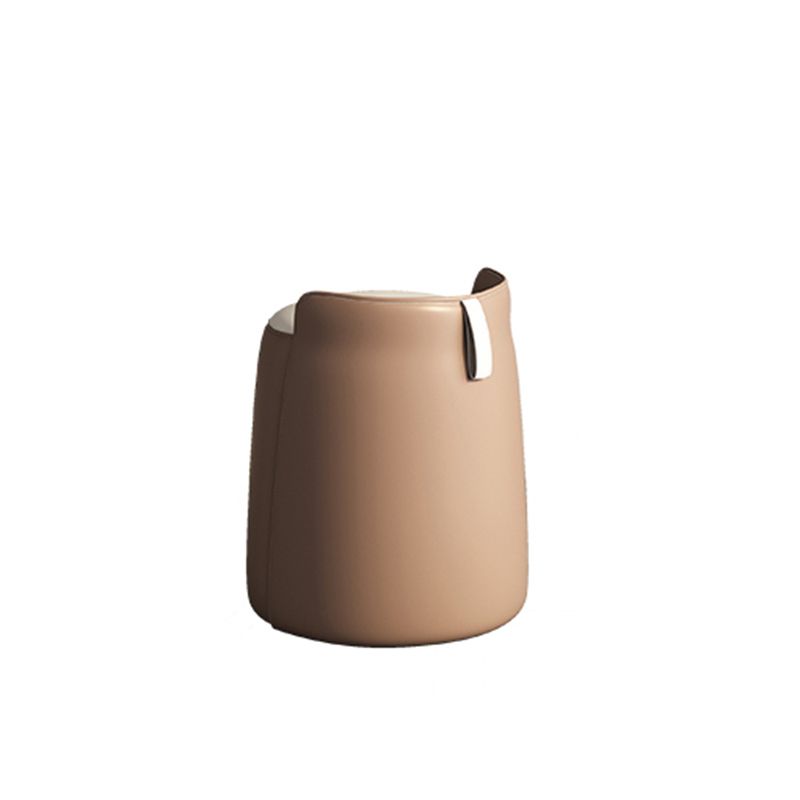 2 Drawers Makeup Table Desk Stone Top Vanity Table in Orange