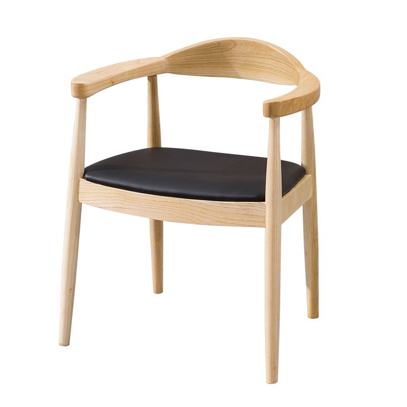 Traditional Style Solid Wood Chairs Kitchen Dining Open Back Side Chair