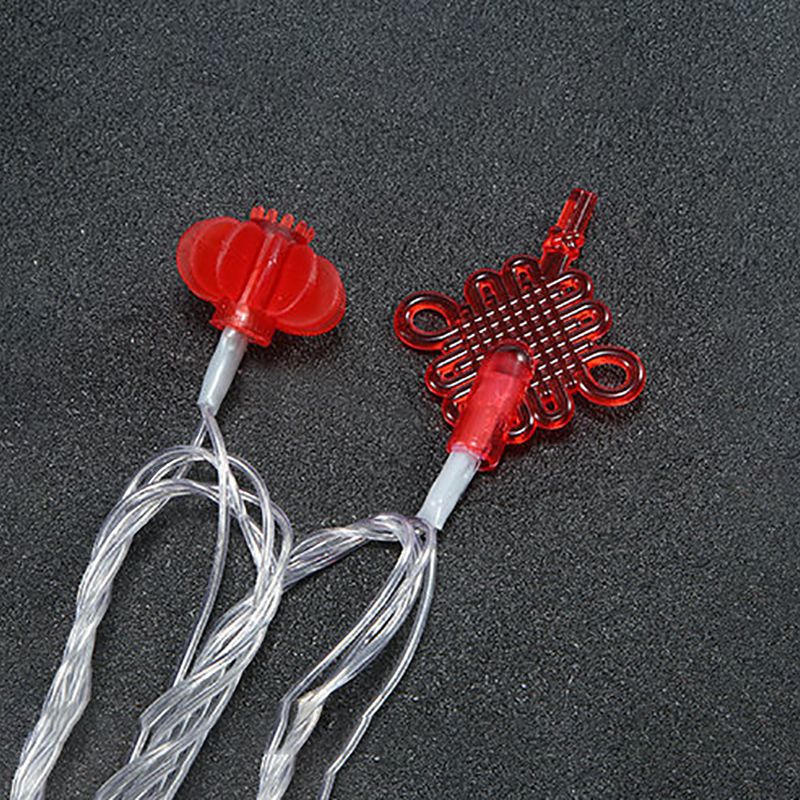 Lantern LED String Light Decorative Plastic Indoor New Year Festive Light