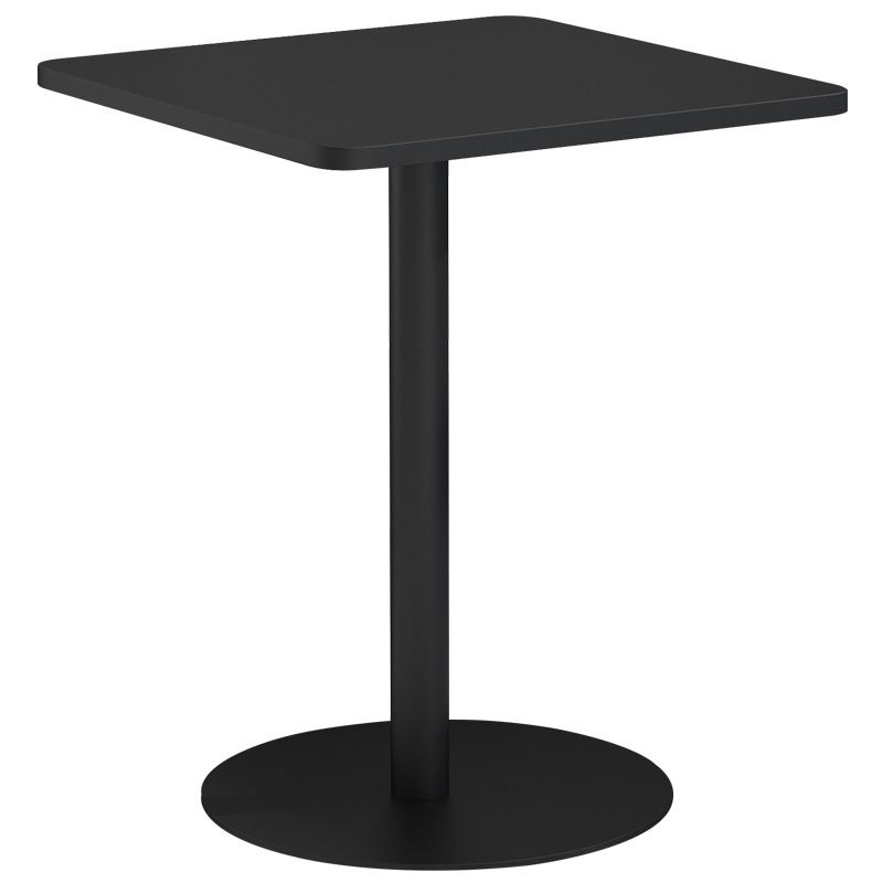 Medieval Modern Style Pedestal Base Design Square Metal Table Side Table