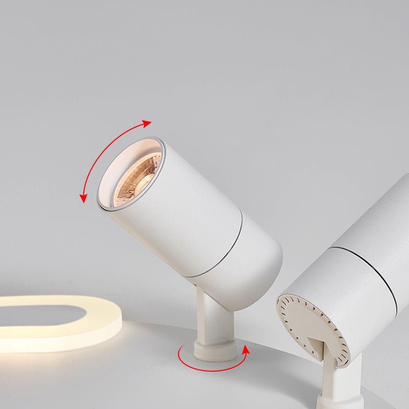Plafonnier LED blanc avec spots, luminaire décoratif de plafond, idéal pour le salon