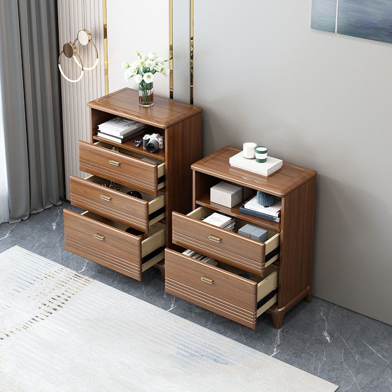 Traditional Dresser Solid Wood Storage Chest Dresser with 3/4/5 Drawers