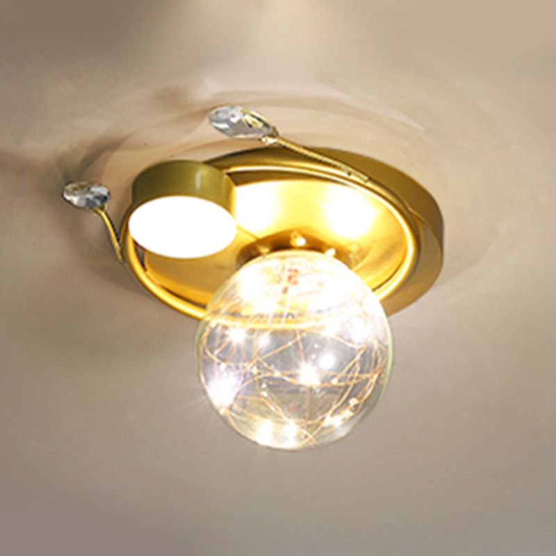 Plafonnier moderne à montage encastré Globe LED pour salon