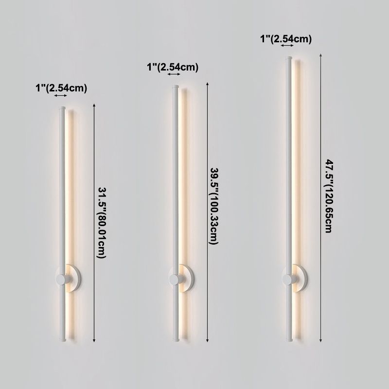 Modern Wall Lights Linear Sconce Light Fixtures Metal 1 Light Wall Sconces