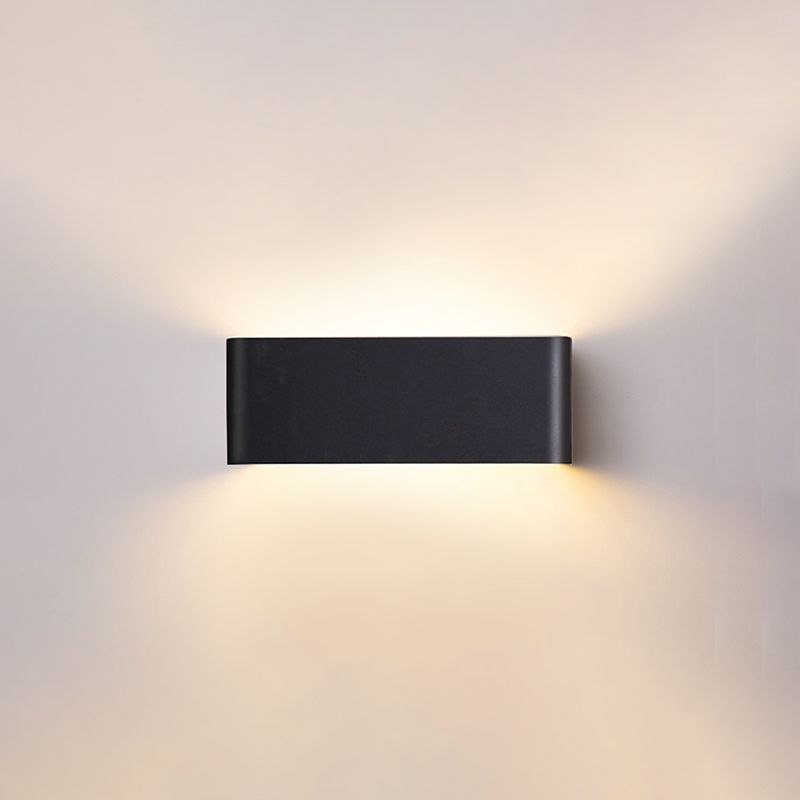 Forme carrée Applexion murale en métal moderne Lumière murale à 1 lumière