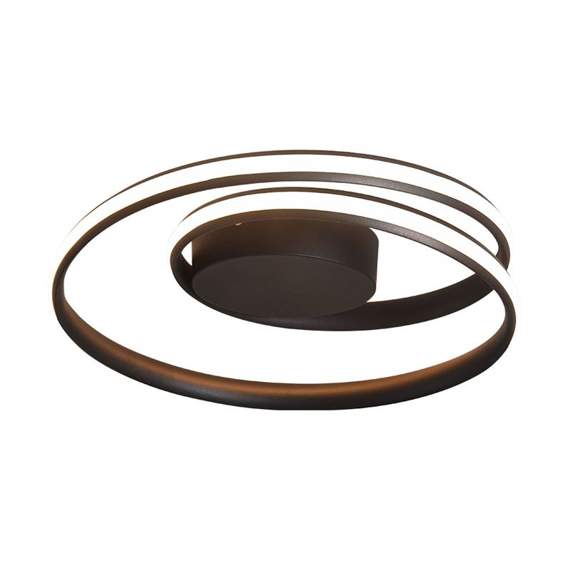 Moderne creatieve lineaire LED-plafondlamp aluminium inbouw met siliconen kap