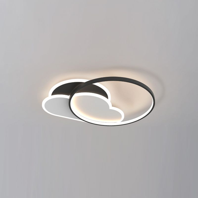 Luminaires de plafond encastrés contemporains à LED pour salon