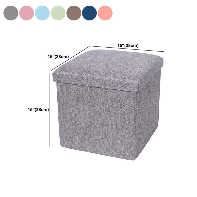 Modern Tear Resistant Cotton Cube Solid Color Square Cube for Drawing Room