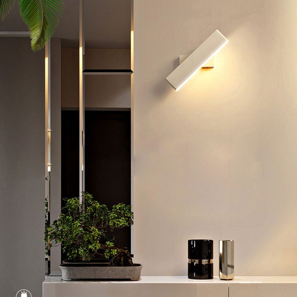 Stile moderno a parete a parete a parete a parete in metallo funzimi da parete rettangolare