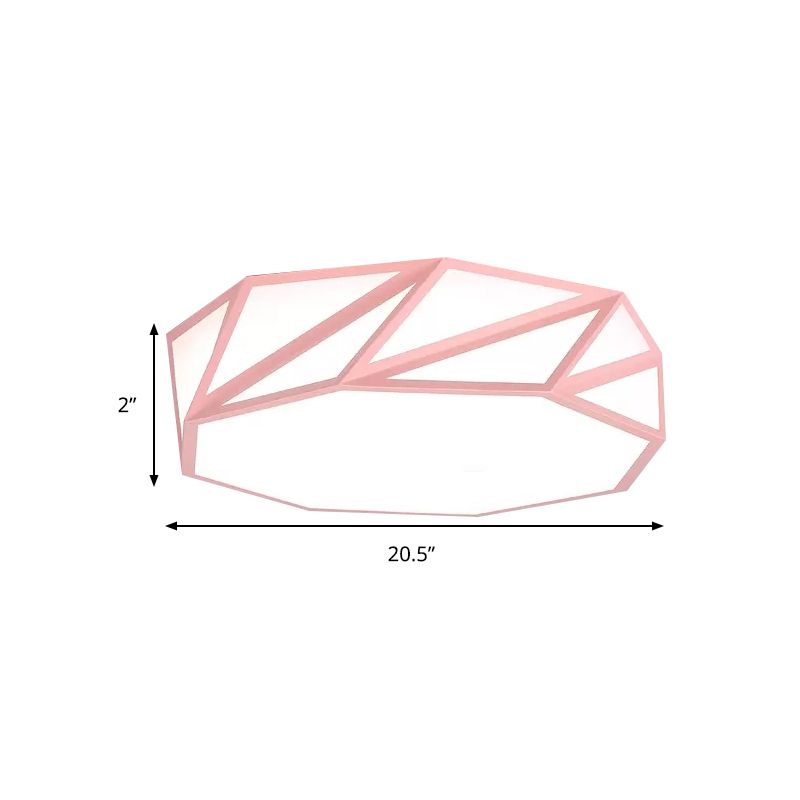 Macaron mode LED plafonnier adultes enfants chambre acrylique fluorescent