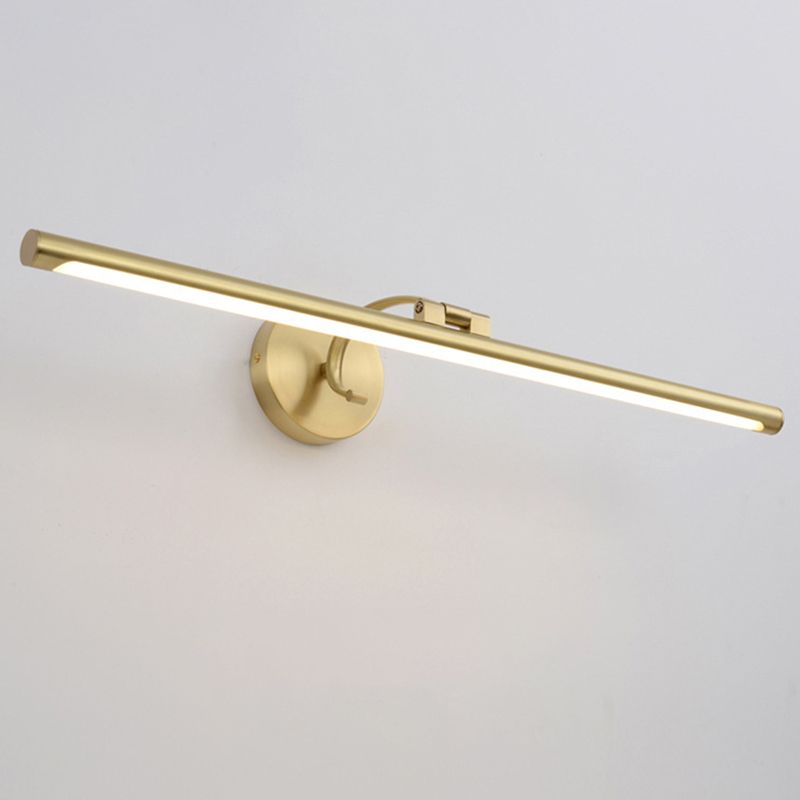 Mont en métal linéaire luminaire luminaire de style contemporain