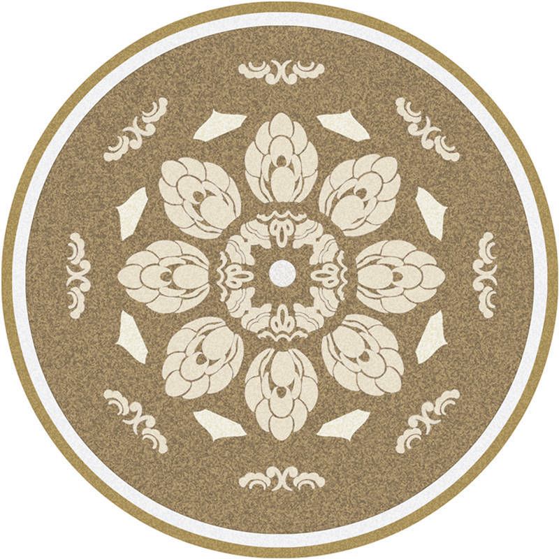 Exotic Moroccan Rug Multi Color Flower Pattern Rug Anti-Slip Pet Friendly Stain Resistant Carpet for Home