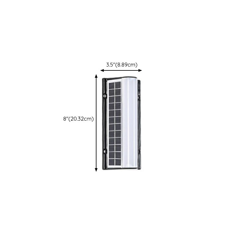 Linear Wall Lighting Modern Metal 1 Light Wall Sconce in Black